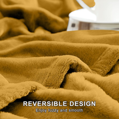 Faux fur fleece - fleece, throw