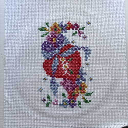 Completed cross stitch - completed,