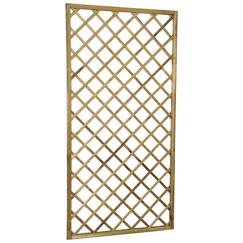 Diamond lattice trellis panel - lattice,