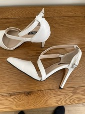 White Stilettos By Quiz Size 6