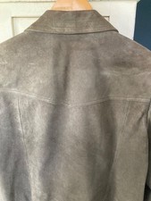 Khaki Suede Biker Jacket