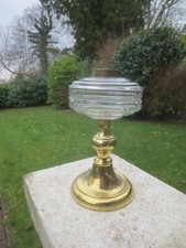 Antique Brass Base  & Cut