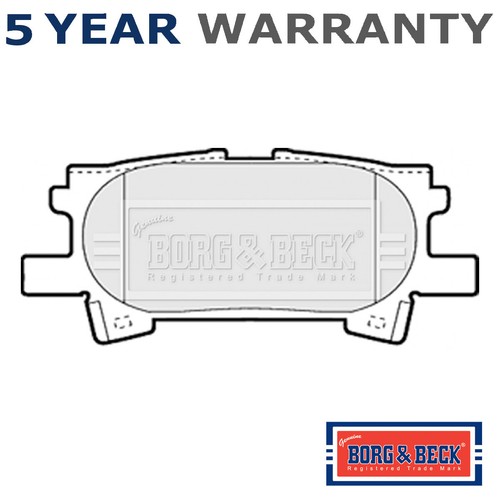 Borg beck rear brake pads - beck,