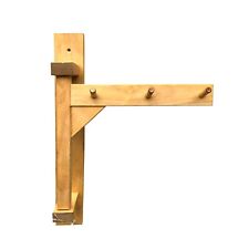  Wall Hung Pivot Clothing Hook Rack Rotating SB NORD Uno, Natural Birch 