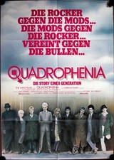 Quadrophenia German movie poster A1 Phil Daniels, Leslie Ash Philip Davis, Sting
