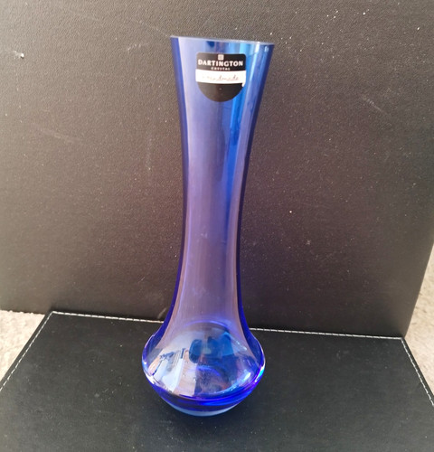Dartington handmade blue art