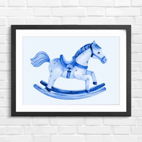 Whimsical vintage rocking - whimsical,
