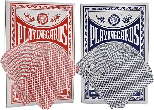 Deluxe plastic coated playing - deluxe, plastic-coated