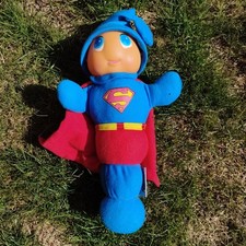 SUPERMAN GLOWORM GLOBUG RARE MOLTO LIGHT UP PLUSH FULLY WORKING DC SUPER FRIENDS