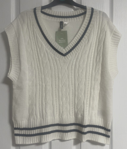 New divided knit pullover - h&m,