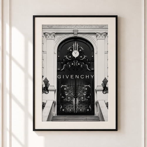Givenchy wall art luxury black - art,