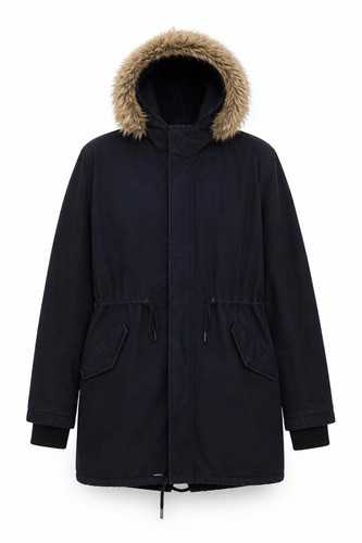 River island mens parka - river, coat