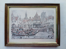 Anton Pieck Print. River