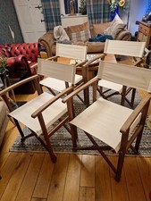 4 x directors chairs