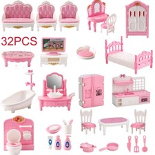 32x Dolls House Furniture Set