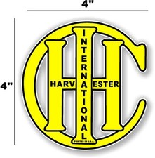 4" INTERNATIONAL IH YELLOW -