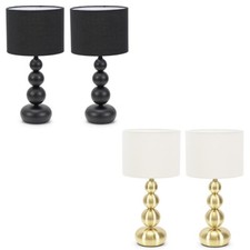 Pair of Table Lamps Stacked
