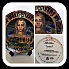 Cleopatra Ancient Egypt Collectors Porcelain Plate N 09520 D By Climpson 1998