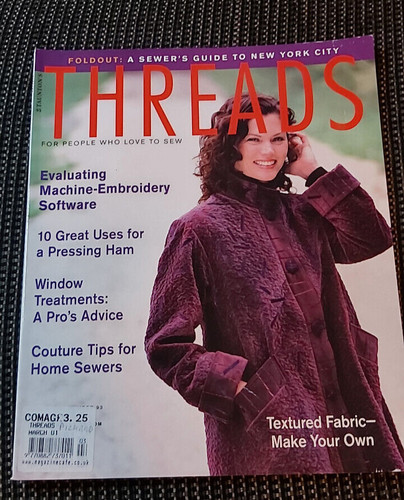 Threads sewing magazine - threads,