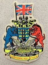 VINTAGE PACER SKATEBOARDS STICKER - MAD DOG & ROAD HOG - ORIGINAL 80’s OG UK