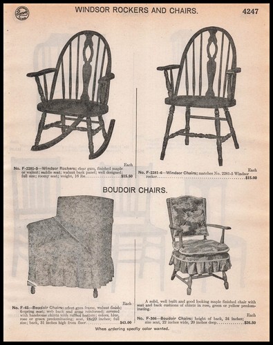 1948 windsor rocker chairs - rocker, &