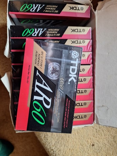 Tdk ar60 cassettes x10 - tdk,