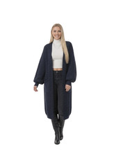 Womens Long Chunky Knit