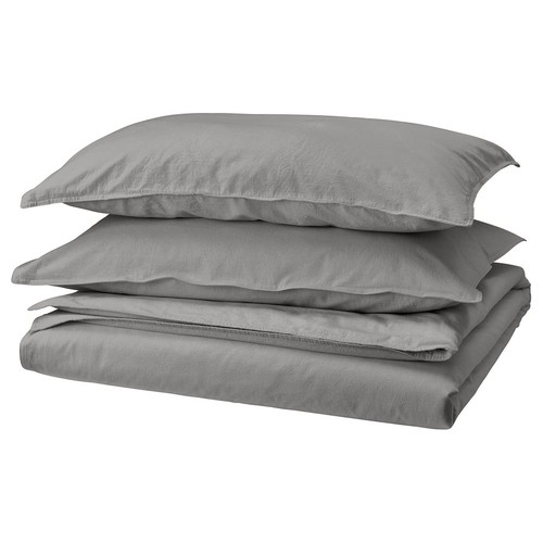 Ikea grey double duvet - grey, cover