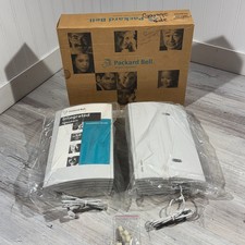 1990s Packard Bell Multimedia Computer Monitor Speakers 160120