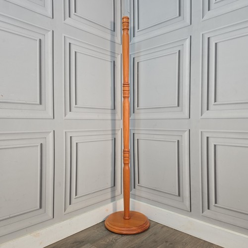 Vintage pine standard lamp - vintage,