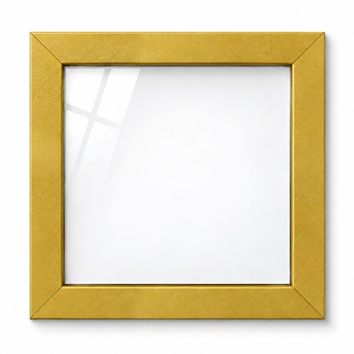 Black square picture frame - black,