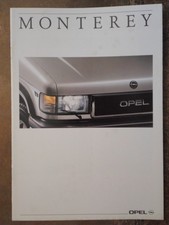 OPEL MONTEREY orig 1993 French Mkt Sales Brochure Depliant - RS LTD