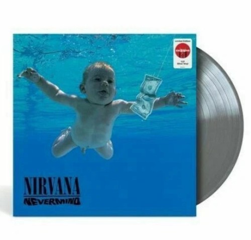 Nirvana nevermind silver - nevermind,