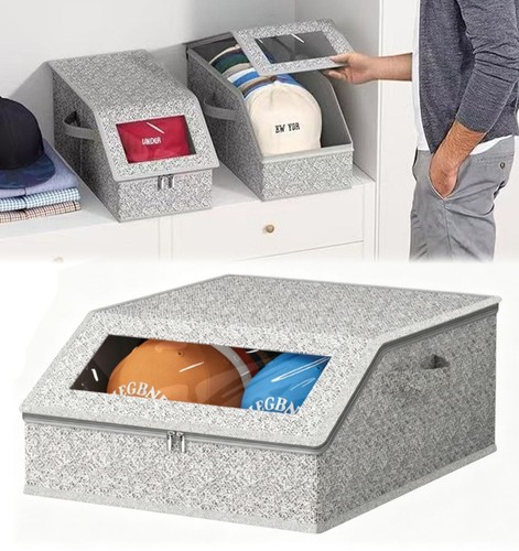 Foldable hat organizer - foldable,