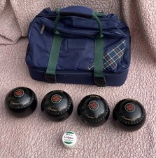 Henselite Classic II Bowls x 4 Size 5 Heavy with Welkin Case. Classic 2