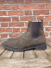 Men’s Will’s Vegan Brown Suede Goodyear Welt Chelsea Boots 9/43