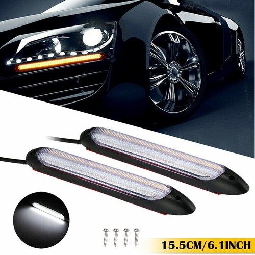 2pc drl led headlight - headlight, strip