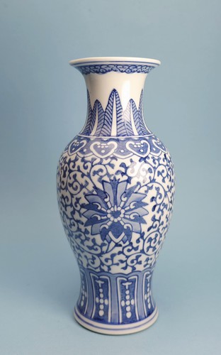 Blue white ceramic - &,