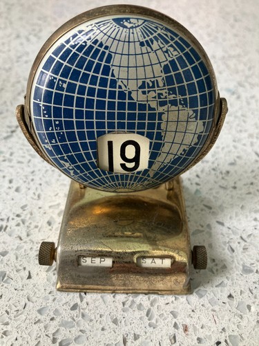 Vintage metal globe - vintage,