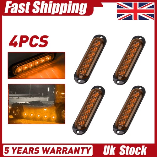 4pcs led side - side, amber