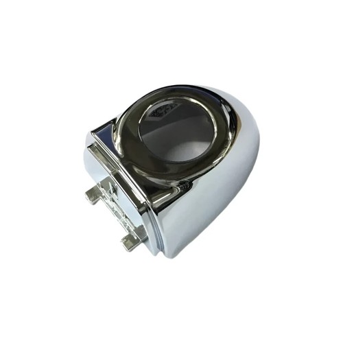 Offside shiny chrome front - offside,