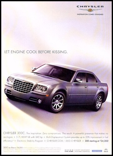 2005 chrysler 300c 300 kissing - 300c,