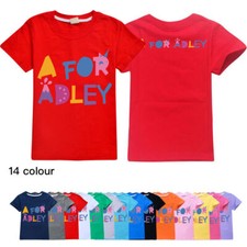 A for Adley Kids Girls T-shirt School Top Clothing Ages 2 to 16 100-170cm