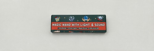 Gold magic wand with - with, lights