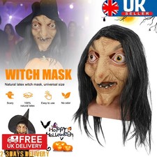 Halloween Witch Mask Scary