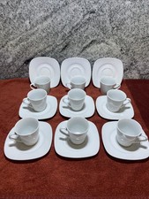 Nine Expresso Cups And Saucers