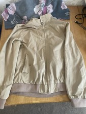 MENS ORIGINAL MERC LONDON RETRO CLASSIC HARRINGTON JACKET - BEIGE STONE