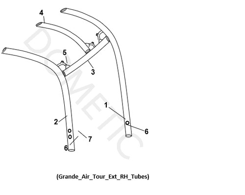 Dometic grande right - dometic, extension