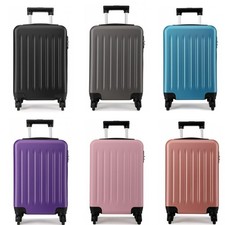 Small ABS 4 Wheels Suitcase Cabin Hand Carry On Luggage Travel Case 48*20*30CM