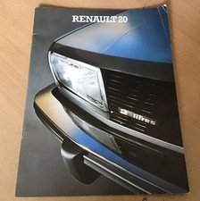 Renault 20 Range Car Sales Brochure  Uk Market Ref 29.114.07